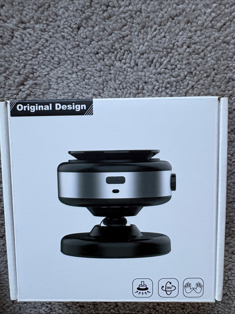 Original Design Magnetic Car/home Mount - Black & Silver